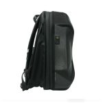 Rucsac Model X pentru motociclete cu LED-uri, spatiu depozitare casca, protectie hardshell, ergonomic, port USB, laptop, impermeabil, Negru - imagine 3