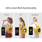 Ghiozdan copii cu Led, Model LOY KID, rezistent la apa - imagine 4