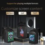 Rucsac Model T3 pentru motociclete cu LED-uri, spatiu depozitare casca, protectie hardshell, ergonomic, port USB, laptop, impermeabil, Negru - imagine 4