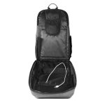 Rucsac Model T4 pentru motociclete cu LED-uri, spatiu depozitare casca, protectie hardshell, ergonomic, port USB, laptop, impermeabil, Negru - imagine 8