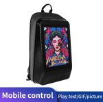 Rucsac Model T4 pentru motociclete cu LED-uri, spatiu depozitare casca, protectie hardshell, ergonomic, port USB, laptop, impermeabil, Negru - imagine 5