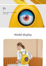 Ghiozdan copii cu Led, Model LOY KID, rezistent la apa - imagine 8