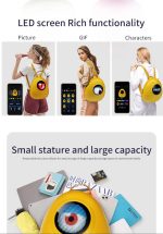 Ghiozdan copii cu Led, Model LOY KID, rezistent la apa - imagine 6